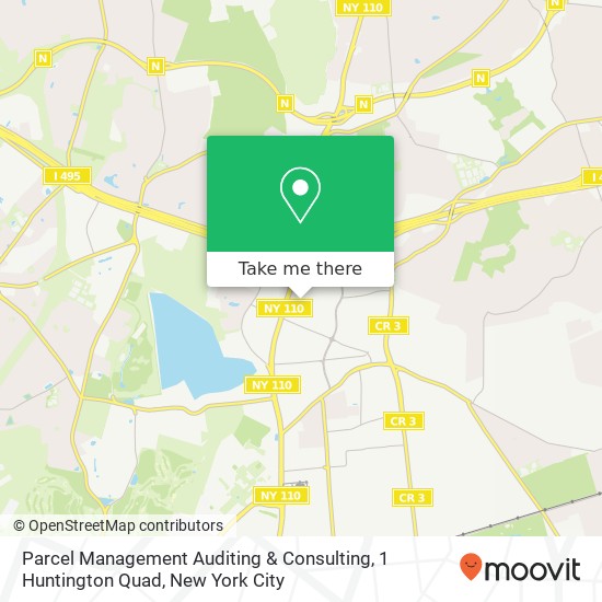 Mapa de Parcel Management Auditing & Consulting, 1 Huntington Quad