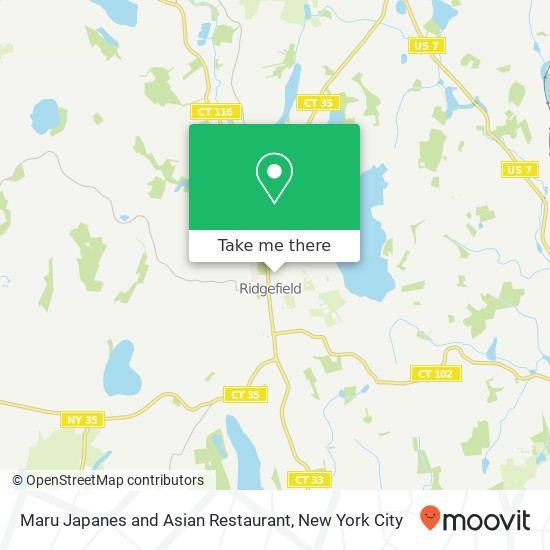 Mapa de Maru Japanes and Asian Restaurant, 470 Main St