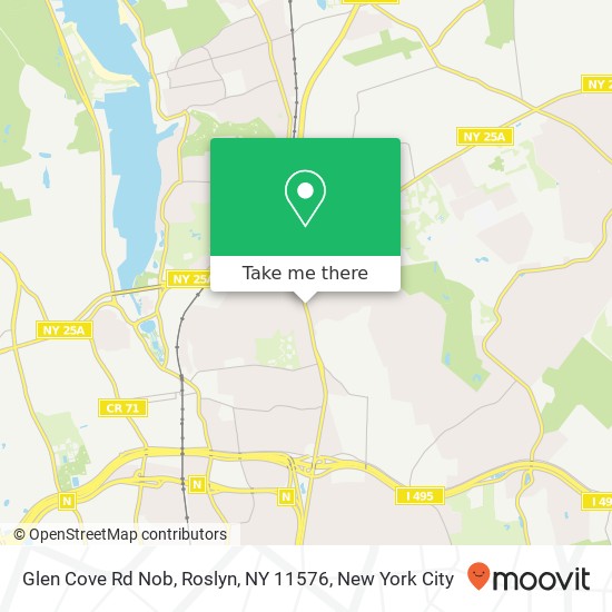 Glen Cove Rd Nob, Roslyn, NY 11576 map