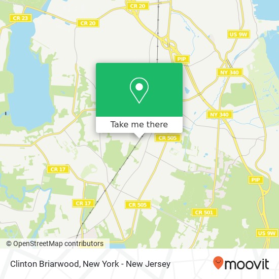 Mapa de Clinton Briarwood, Northvale, NJ 07647