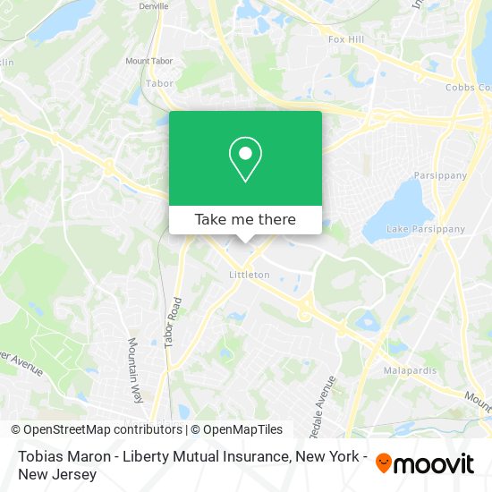 Mapa de Tobias Maron - Liberty Mutual Insurance
