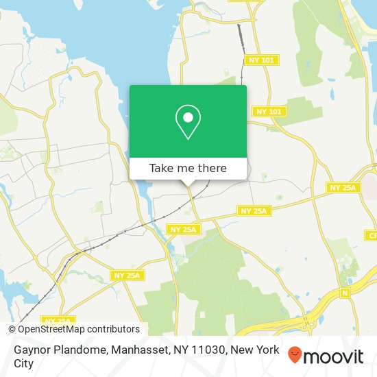 Mapa de Gaynor Plandome, Manhasset, NY 11030