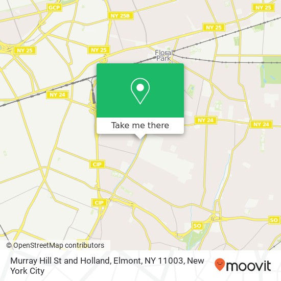 Mapa de Murray Hill St and Holland, Elmont, NY 11003