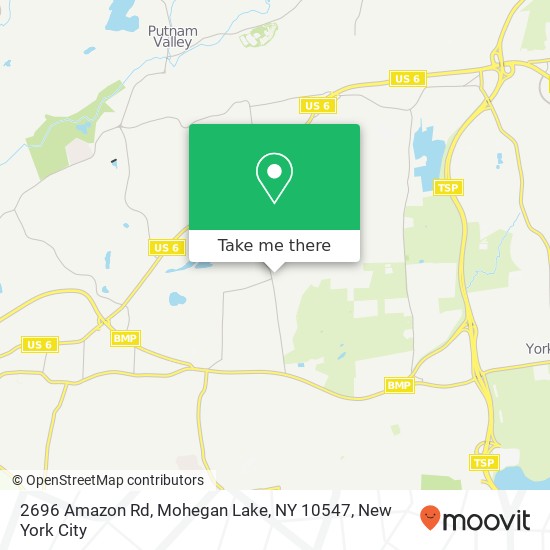 2696 Amazon Rd, Mohegan Lake, NY 10547 map