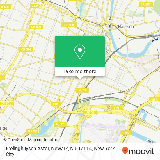Frelinghuysen Astor, Newark, NJ 07114 map