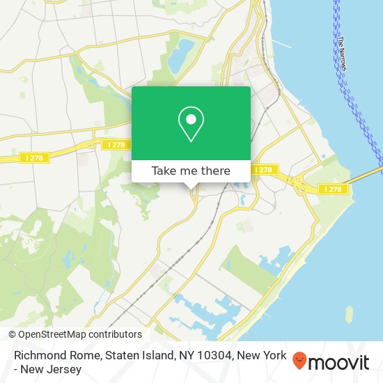 Richmond Rome, Staten Island, NY 10304 map