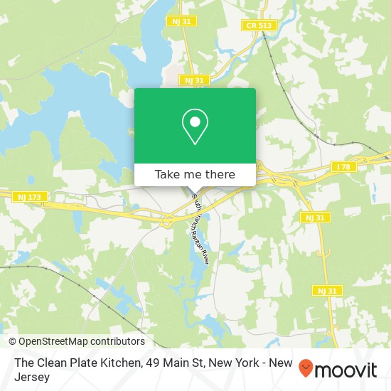 The Clean Plate Kitchen, 49 Main St map