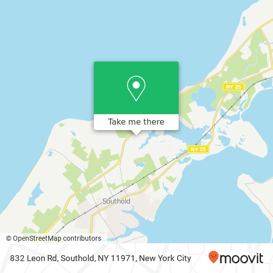 832 Leon Rd, Southold, NY 11971 map