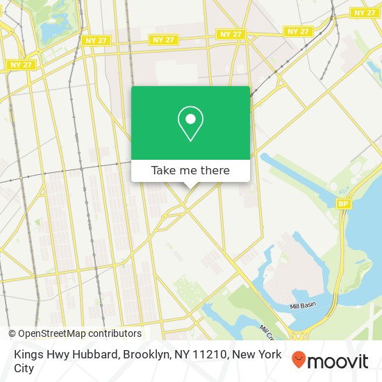 Kings Hwy Hubbard, Brooklyn, NY 11210 map