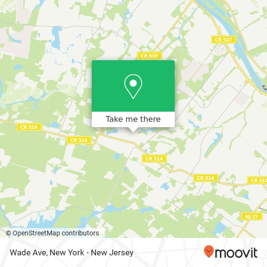 Mapa de Wade Ave, Somerset, NJ 08873