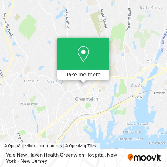 Mapa de Yale New Haven Health Greenwich Hospital