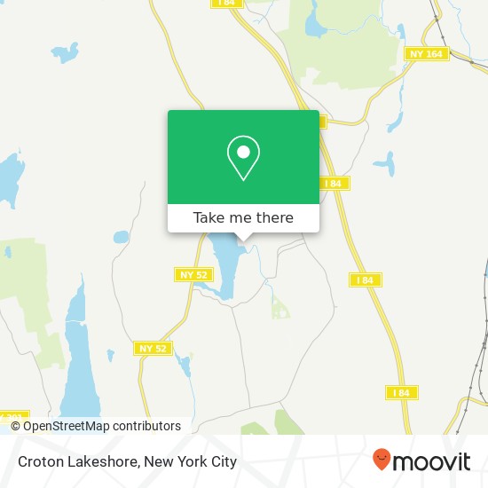 Mapa de Croton Lakeshore, Carmel, NY 10512