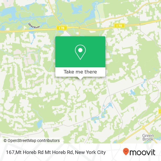 Mapa de 167,Mt Horeb Rd Mt Horeb Rd, Warren, NJ 07059