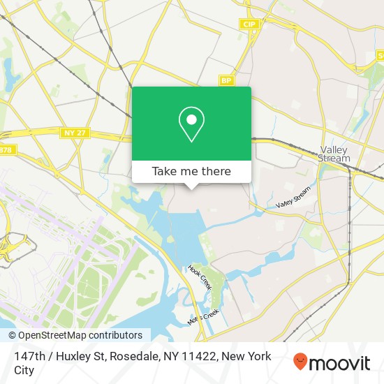 Mapa de 147th / Huxley St, Rosedale, NY 11422