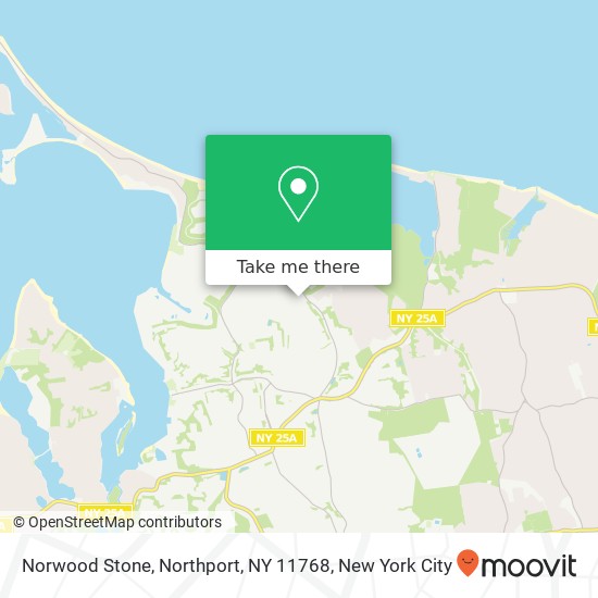 Mapa de Norwood Stone, Northport, NY 11768