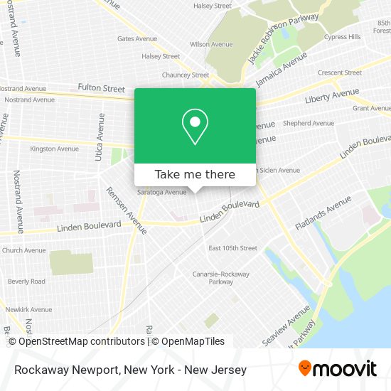 Rockaway Newport map