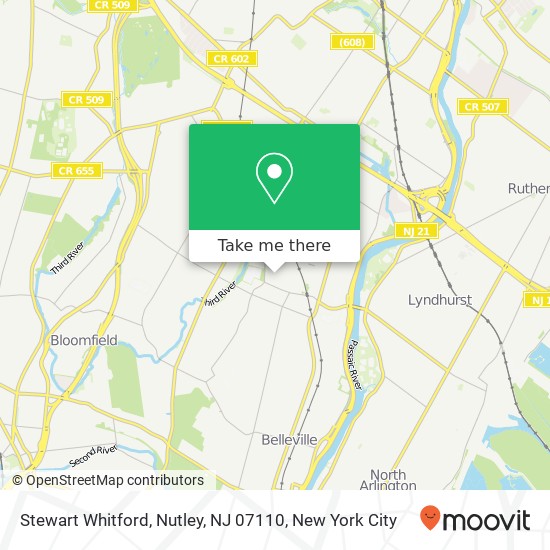 Stewart Whitford, Nutley, NJ 07110 map