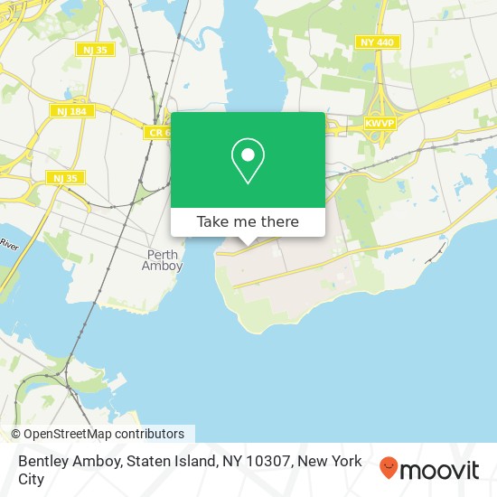 Mapa de Bentley Amboy, Staten Island, NY 10307