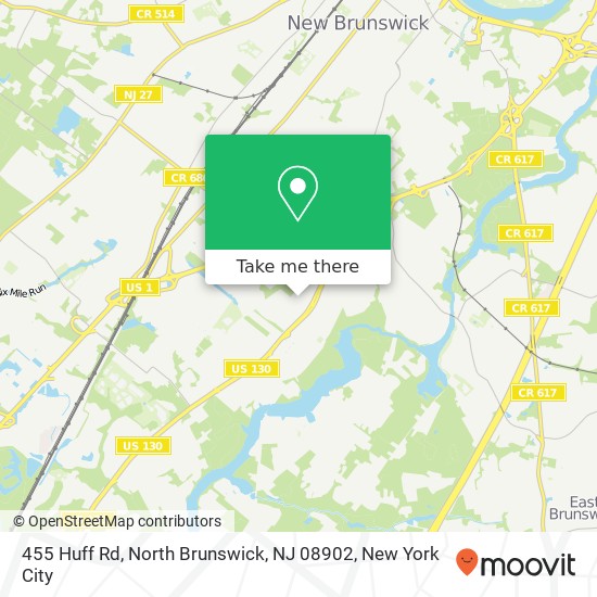 455 Huff Rd, North Brunswick, NJ 08902 map