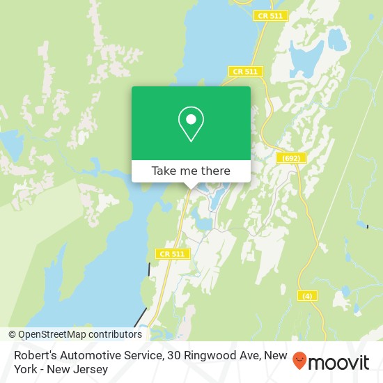 Robert's Automotive Service, 30 Ringwood Ave map