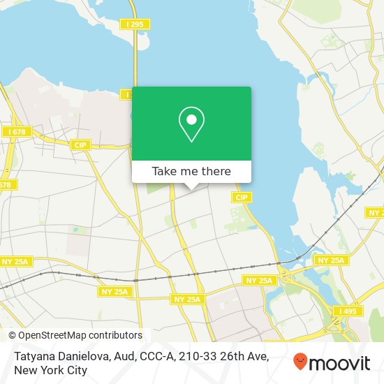 Mapa de Tatyana Danielova, Aud, CCC-A, 210-33 26th Ave