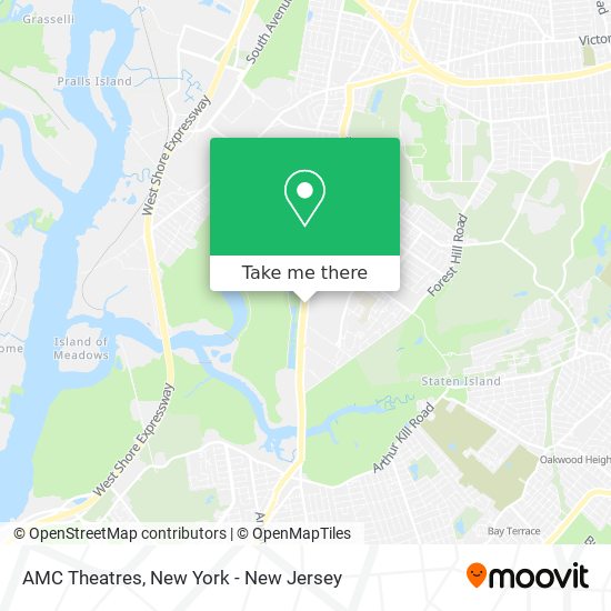 AMC Theatres map