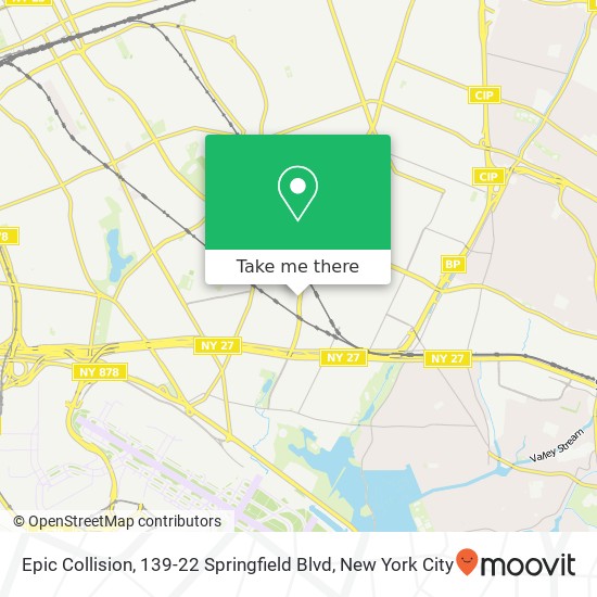 Epic Collision, 139-22 Springfield Blvd map