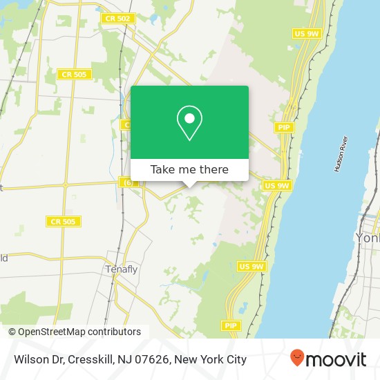 Wilson Dr, Cresskill, NJ 07626 map