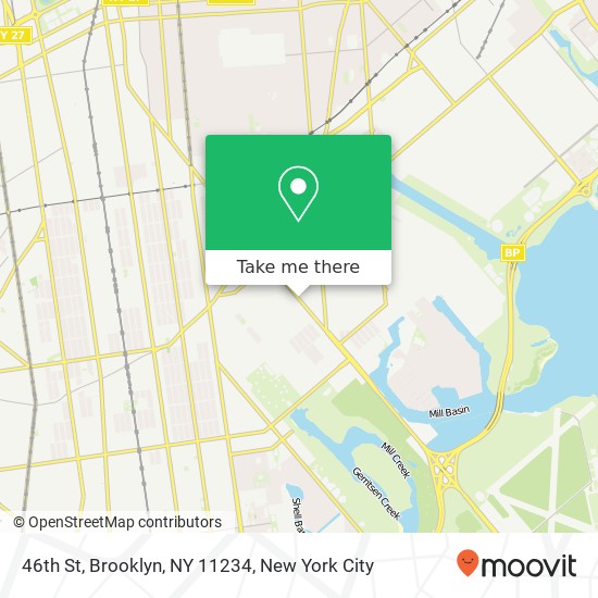 46th St, Brooklyn, NY 11234 map