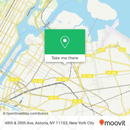 48th & 30th Ave, Astoria, NY 11103 map