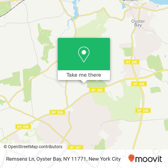 Remsens Ln, Oyster Bay, NY 11771 map