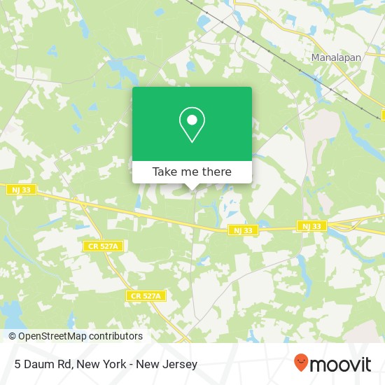 5 Daum Rd, Manalapan Twp, NJ 07726 map
