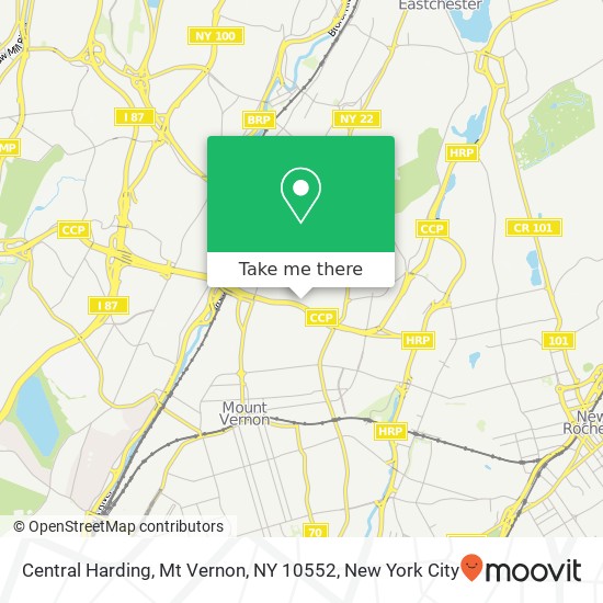 Central Harding, Mt Vernon, NY 10552 map
