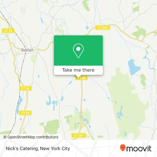Nick's Catering map