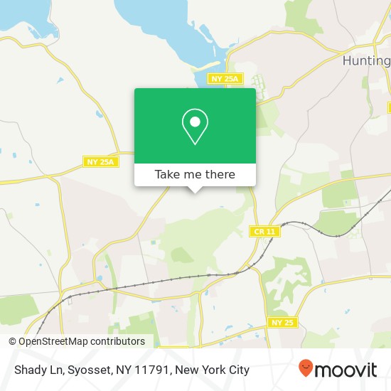 Shady Ln, Syosset, NY 11791 map