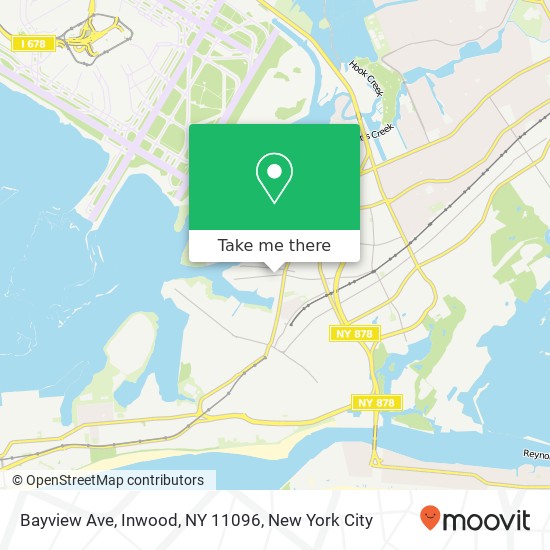 Mapa de Bayview Ave, Inwood, NY 11096