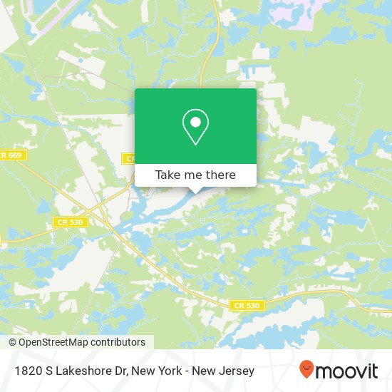 1820 S Lakeshore Dr, Browns Mills, NJ 08015 map