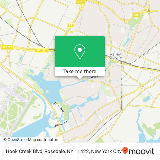 Hook Creek Blvd, Rosedale, NY 11422 map