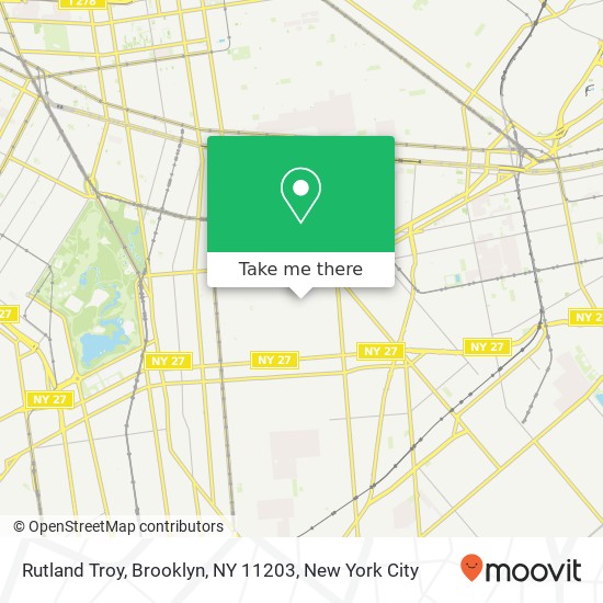 Mapa de Rutland Troy, Brooklyn, NY 11203