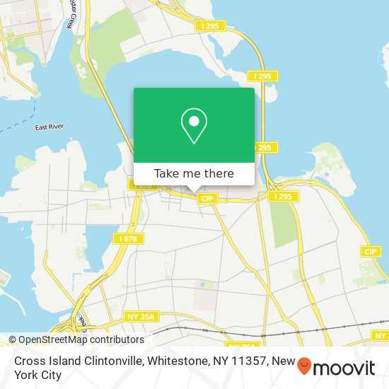 Mapa de Cross Island Clintonville, Whitestone, NY 11357