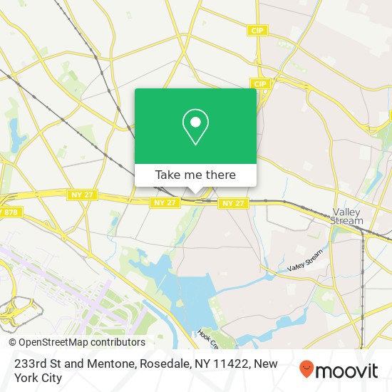 233rd St and Mentone, Rosedale, NY 11422 map