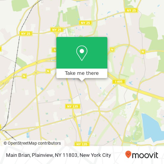 Main Brian, Plainview, NY 11803 map