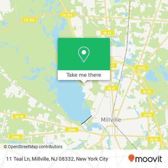 11 Teal Ln, Millville, NJ 08332 map