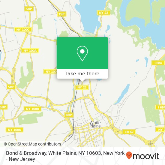 Bond & Broadway, White Plains, NY 10603 map