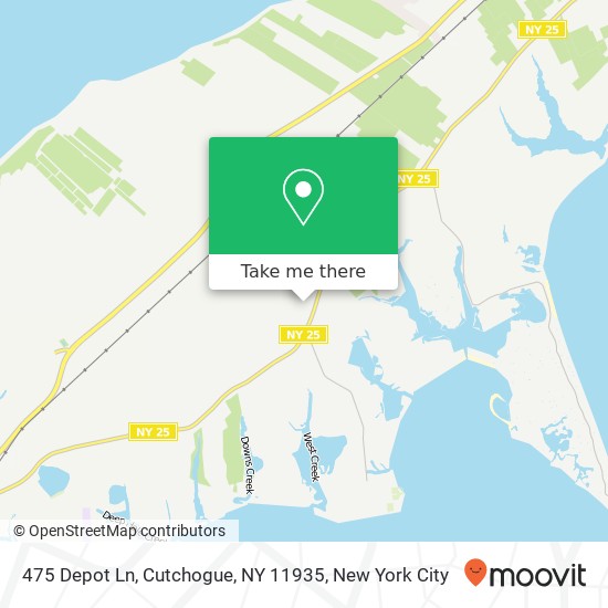 Mapa de 475 Depot Ln, Cutchogue, NY 11935