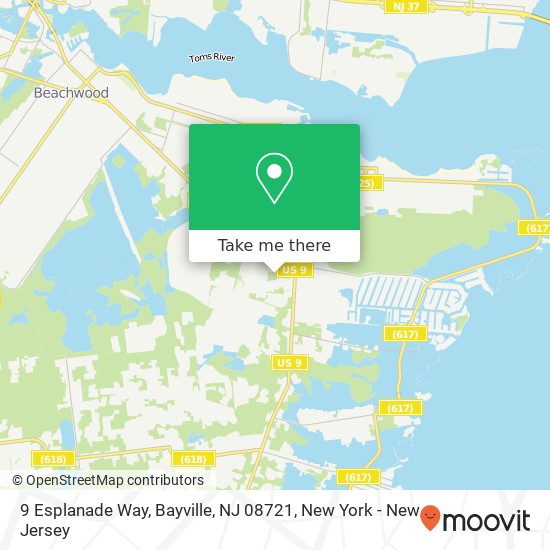 9 Esplanade Way, Bayville, NJ 08721 map