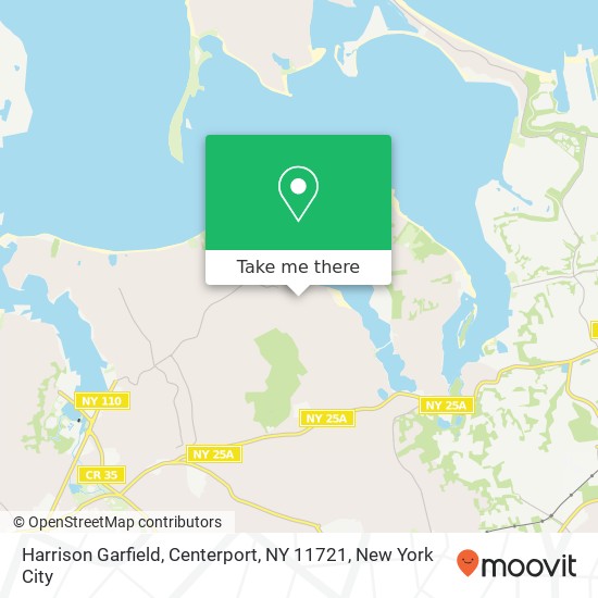 Mapa de Harrison Garfield, Centerport, NY 11721