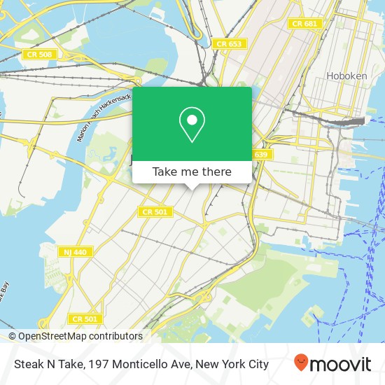 Steak N Take, 197 Monticello Ave map