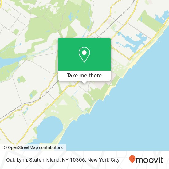 Oak Lynn, Staten Island, NY 10306 map