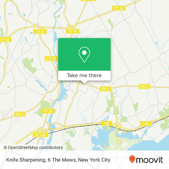 Mapa de Knife Sharpening, 6 The Mews